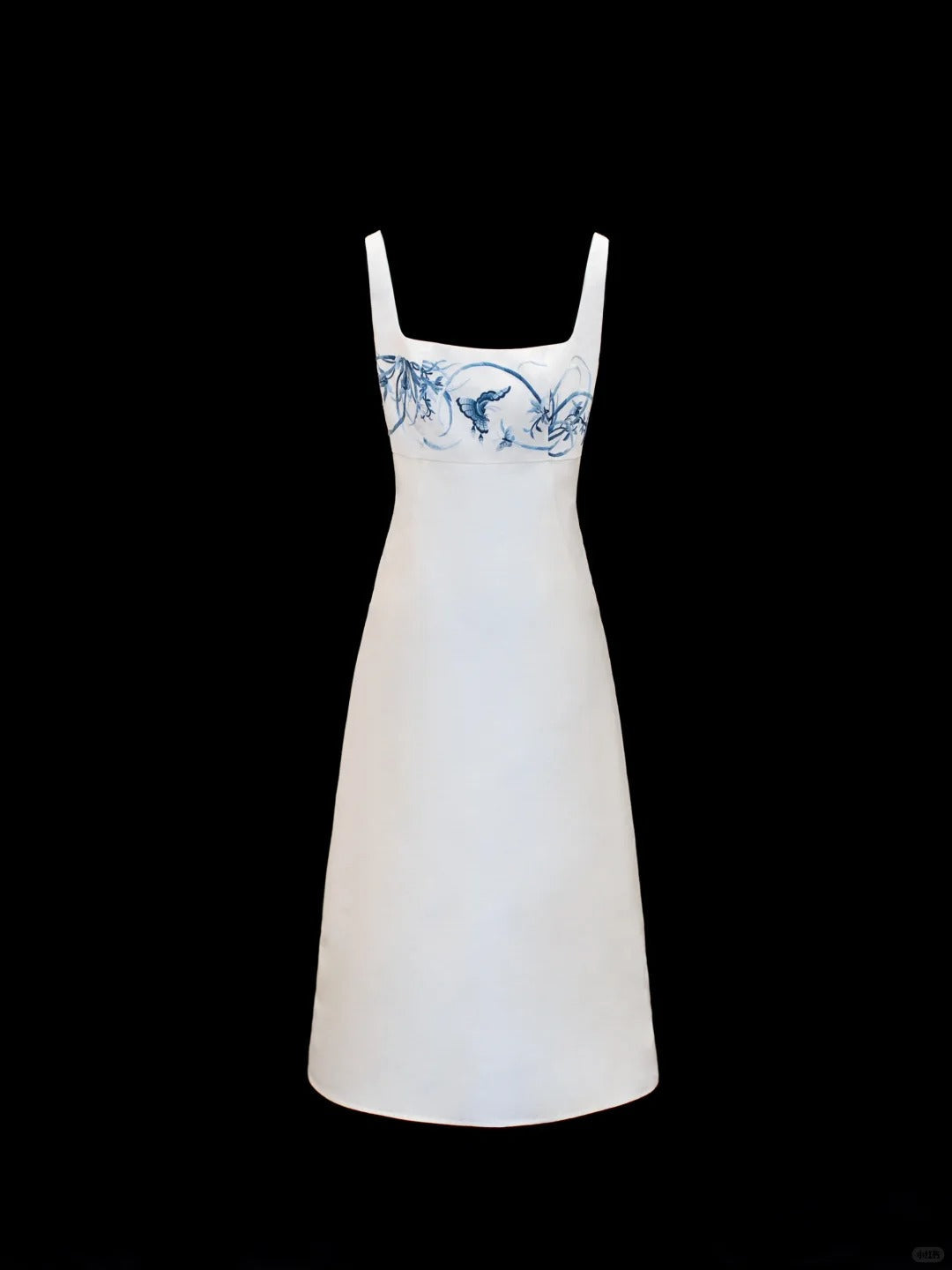 formaldressy-White Delicate Floral Short Satin Homecoming Dress Birthday Dress gh5375