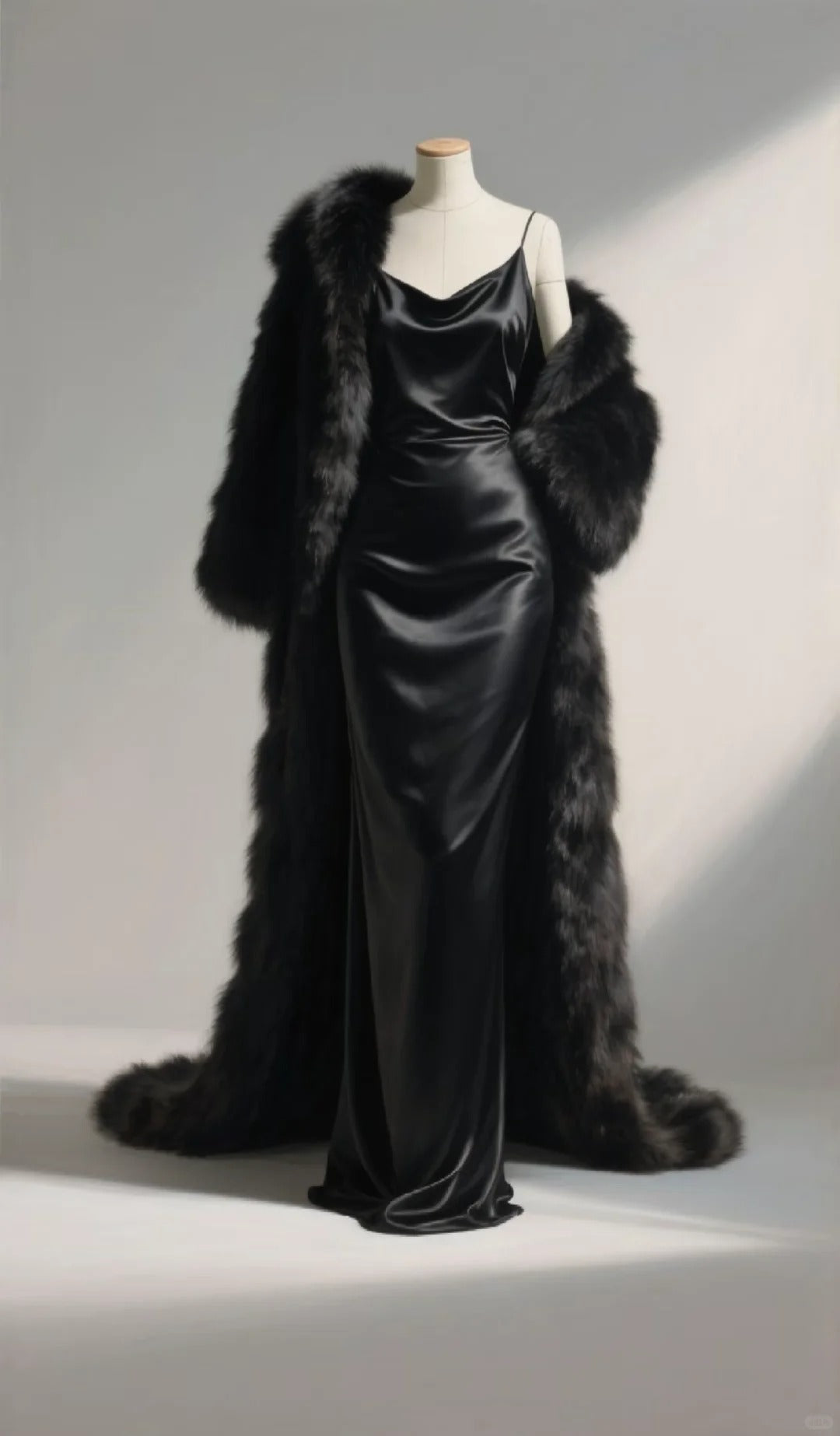 formaldressy--(Excluding jacket)Black/Light Blue/Silver Grey/Champagne Simple Fashion Thin Shoulder Strap Long Satin Prom Dress gh5675