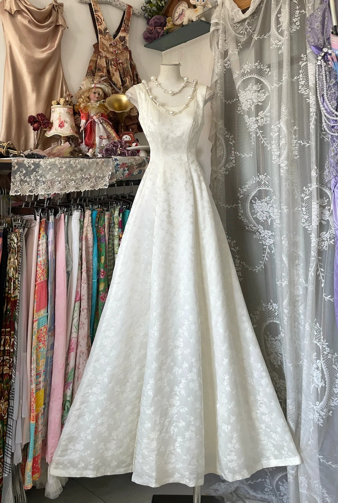 formaldressy-White simple elegant long satin A-line Prom dress evening dress party dress gh5169