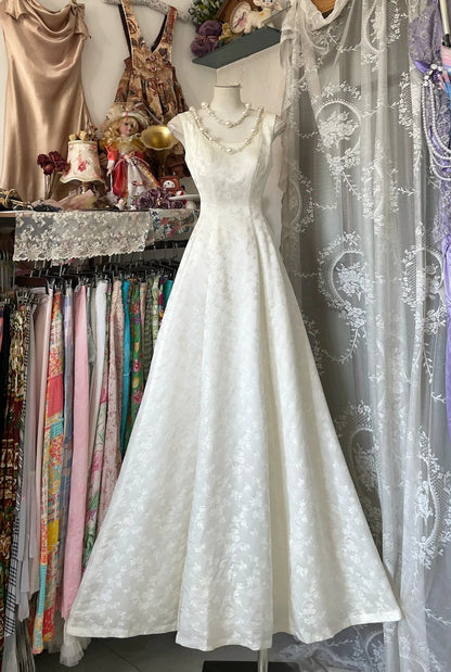 formaldressy-White simple elegant long satin A-line Prom dress evening dress party dress gh5169
