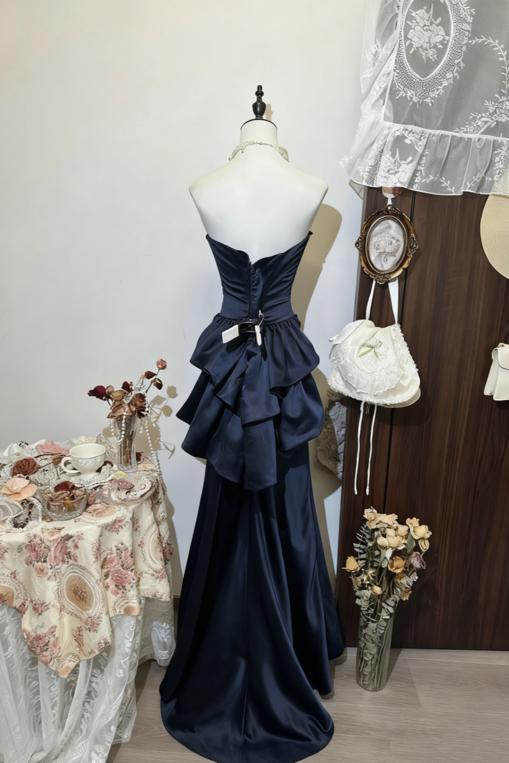 formaldressy-New Navy Blue Formal Dress gh6121
