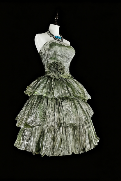 formaldressy-Birthday dress, short dress, green dress, cocktail dress gh6139
