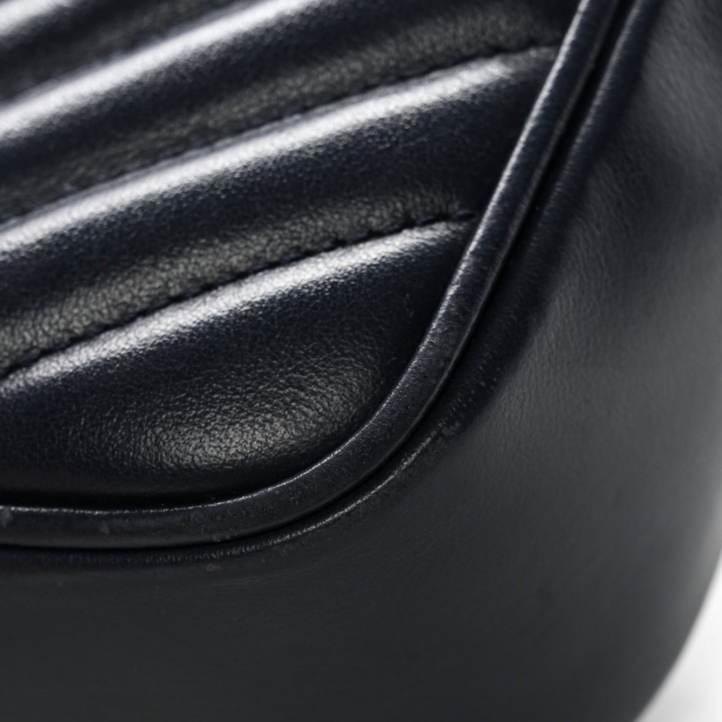 Calfskin Matelasse Monogram Lou Camera Bag Navy