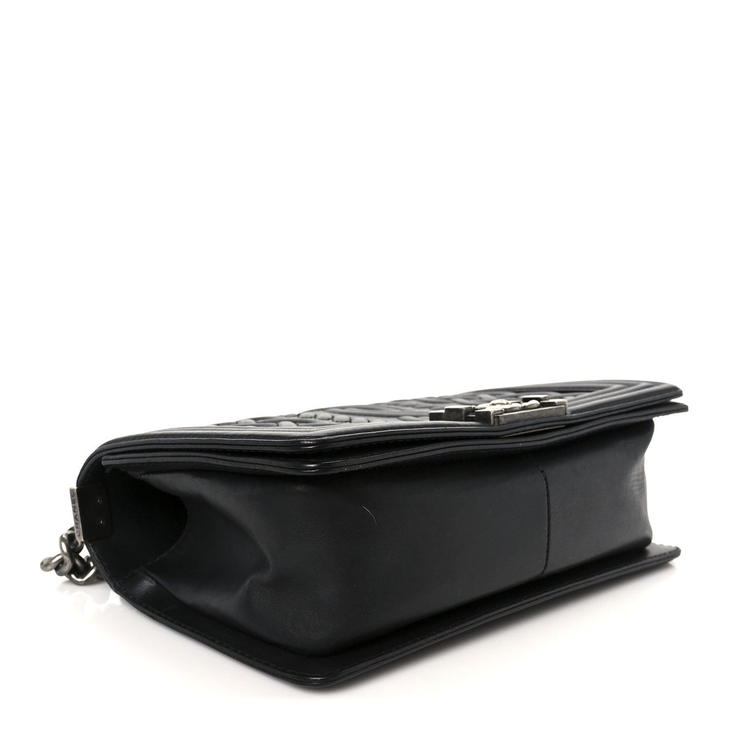 Lambskin Medium Celtic Boy Flap Black