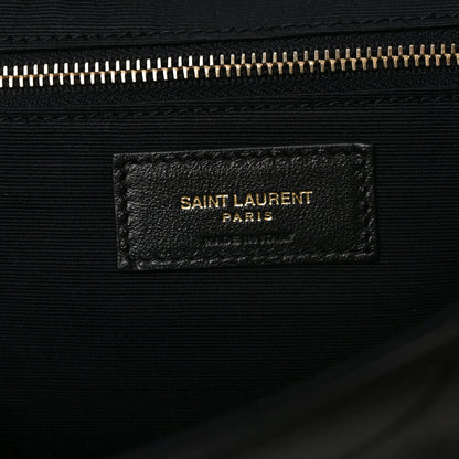 Lambskin Patchwork Monogram Large Jamie Black