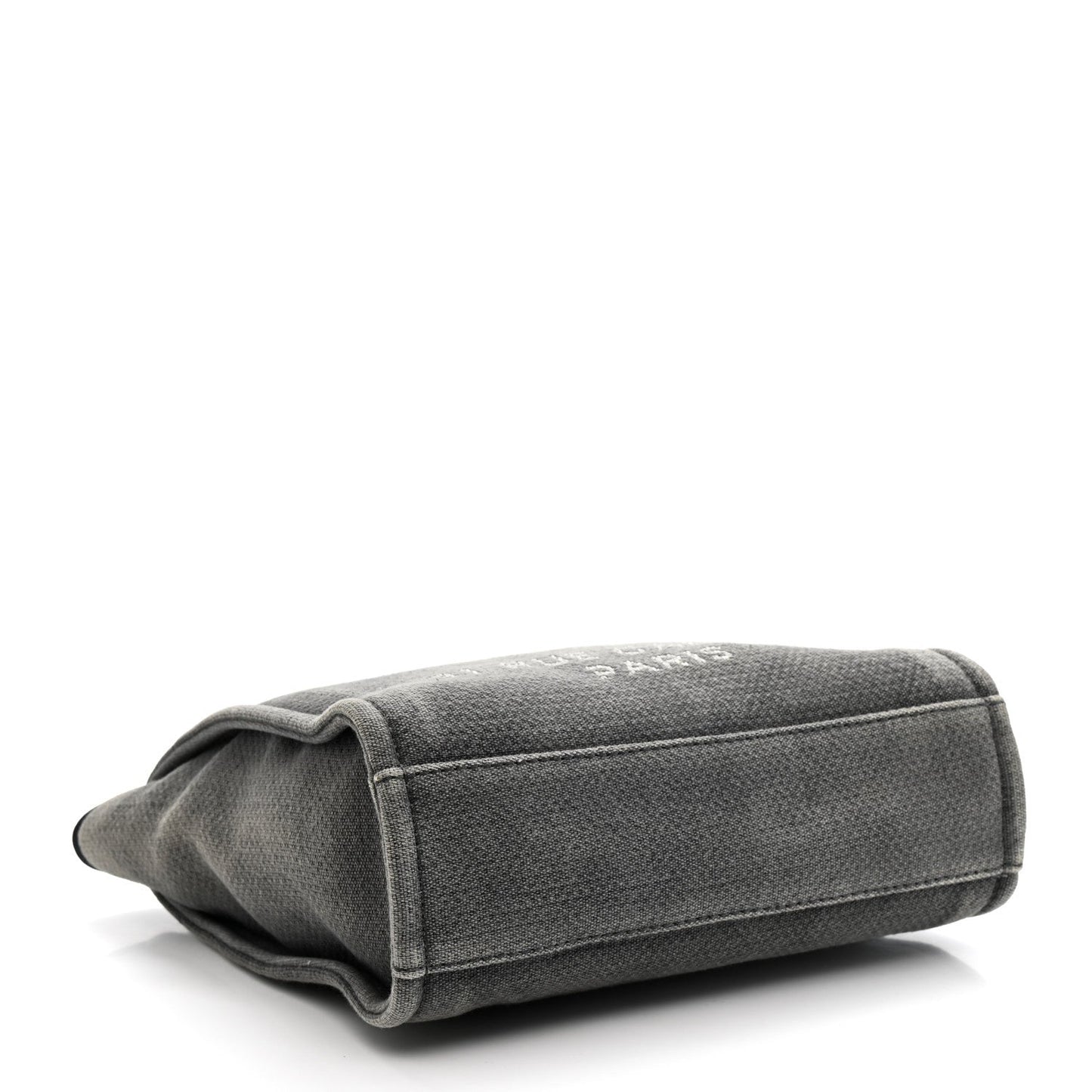 Canvas Mini Deauville Tote Dark Grey