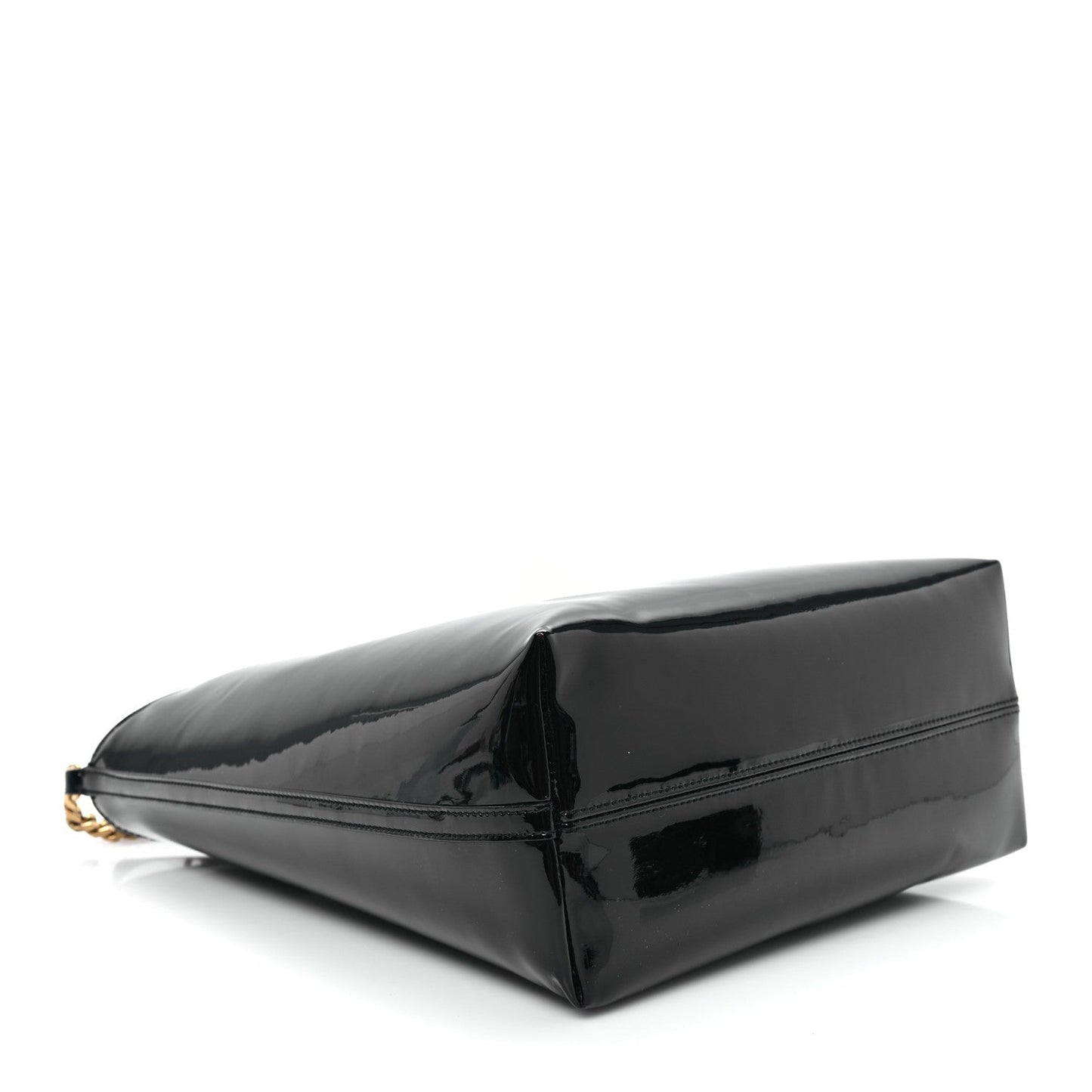 Patent Calfskin Rendez-Vous Hobo Black