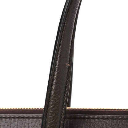 GG Supreme Monogram Web Medium Ophidia Tote Bag Brown
