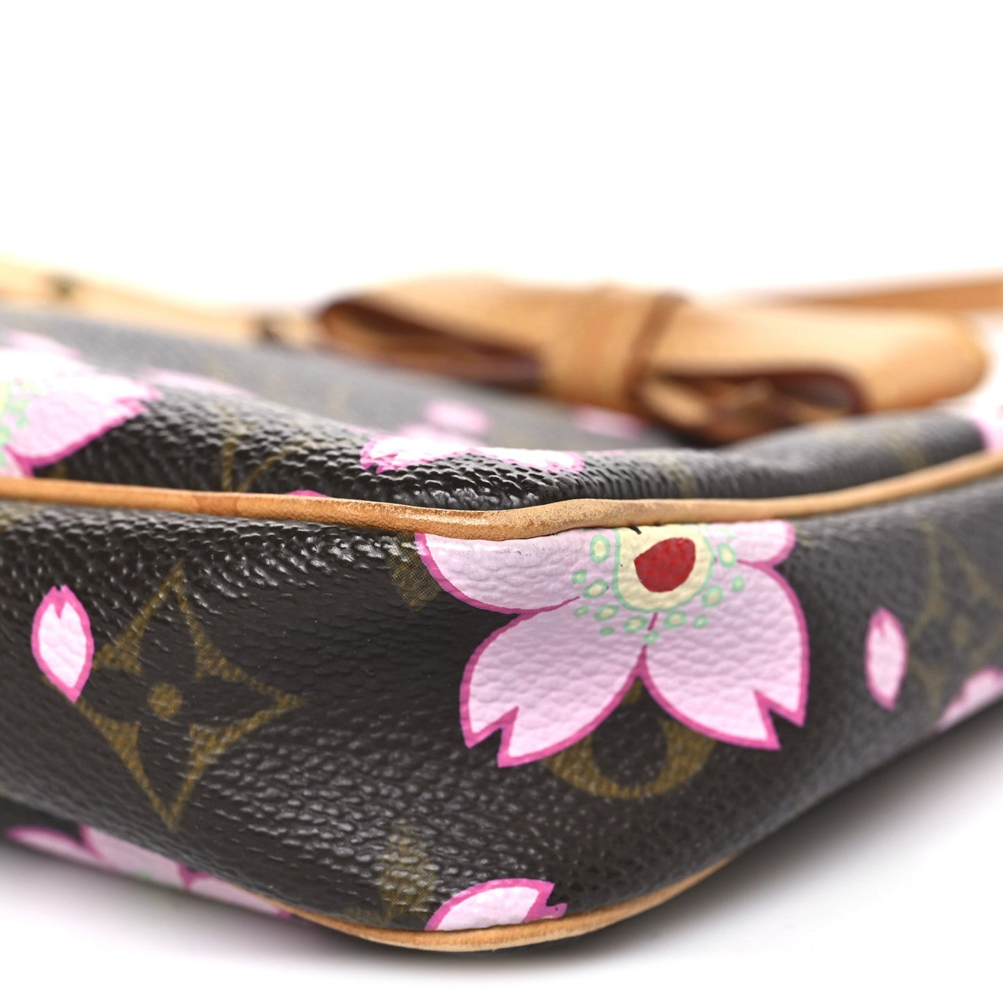 Monogram Cherry Blossom Pochette Accessories Brown