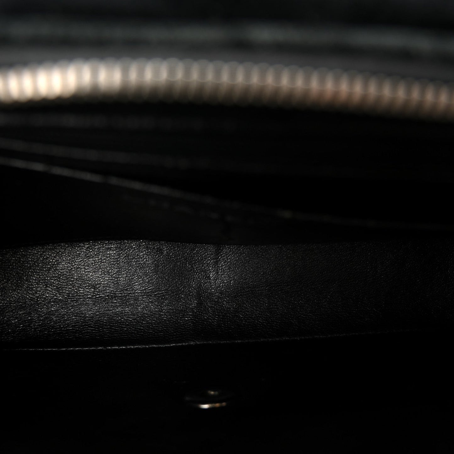 Velvet Quilted Flap Backpack Black