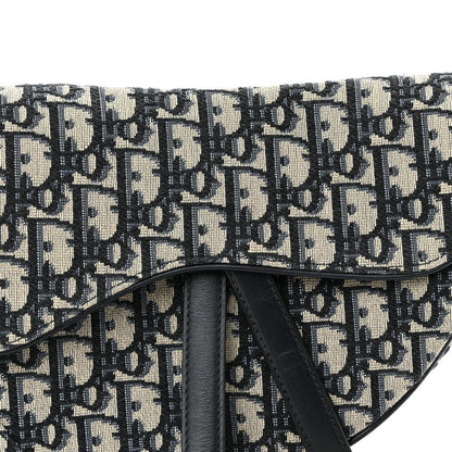 Oblique Saddle Bag Blue