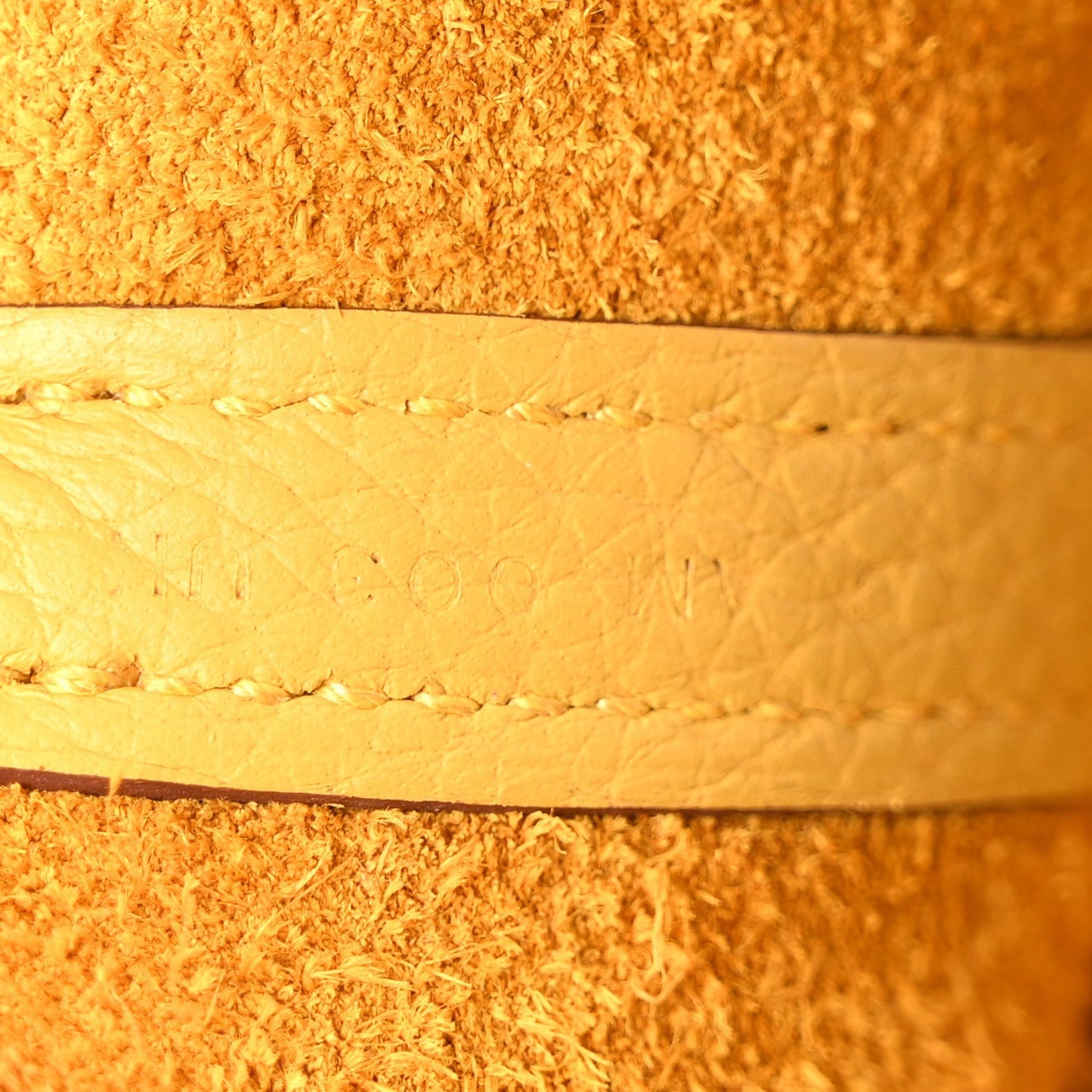 Taurillon Clemence Picotin Lock 22 MM Jaune Ambre