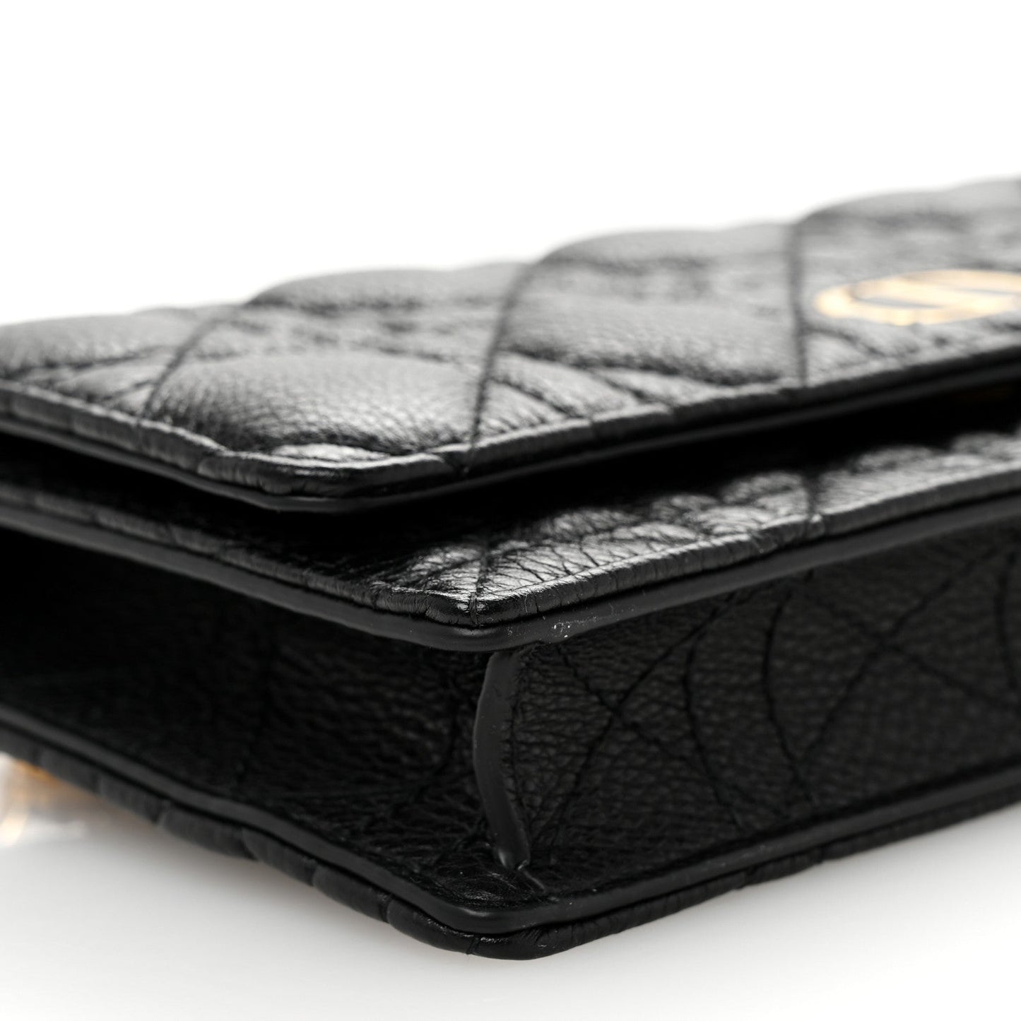 Supple Calfskin Caro Belt Bag Black