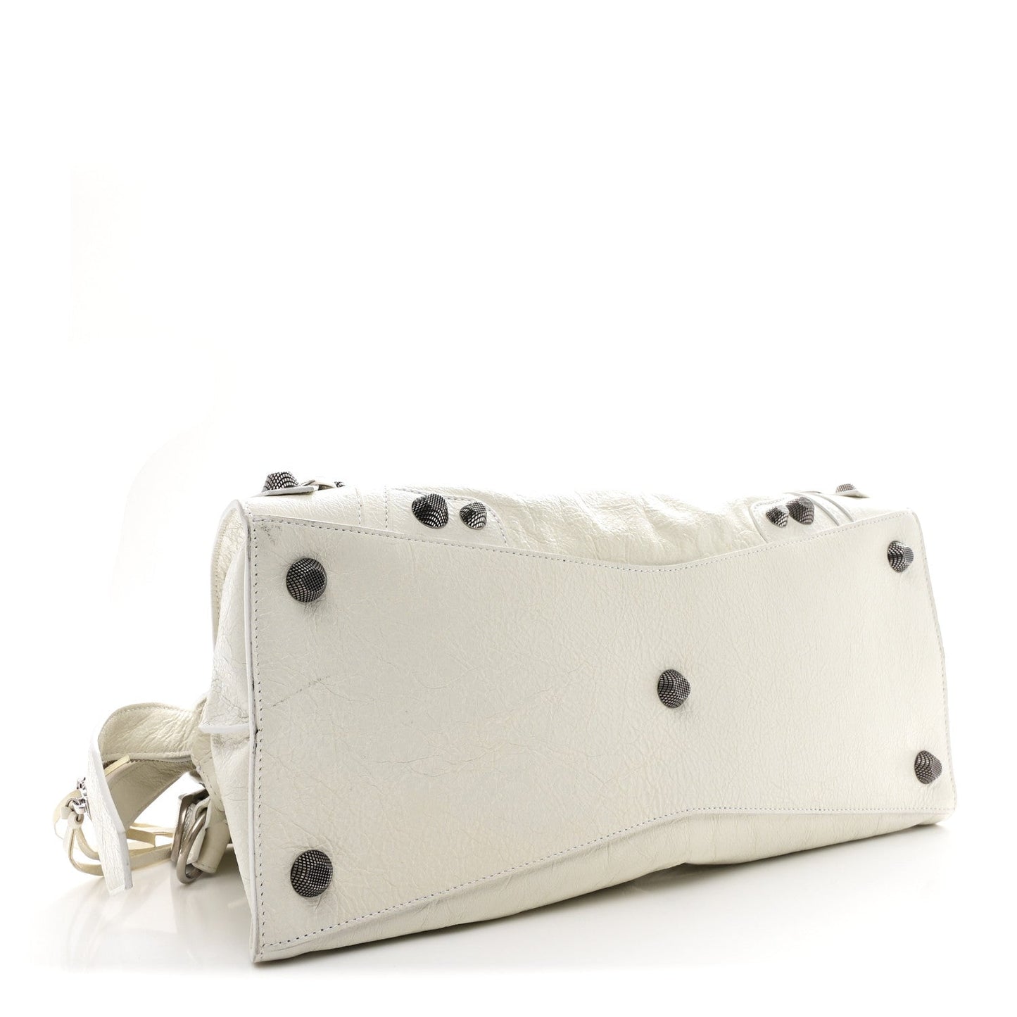 Agneau Arena Neo Cagole City Handbag Optic White