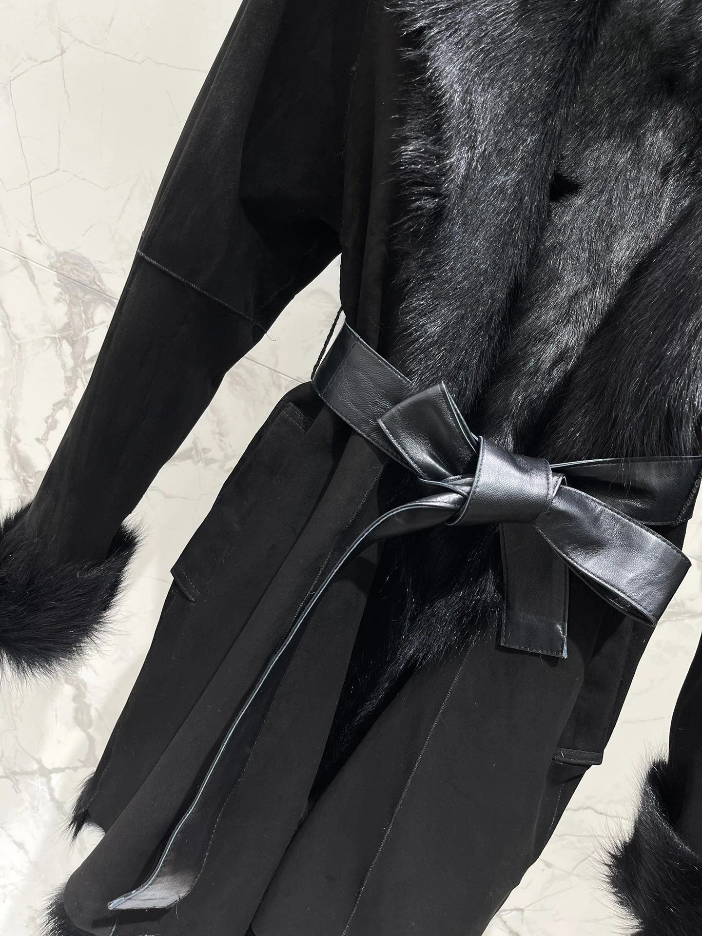 YSL 25S BELTED COAT STYLE 11