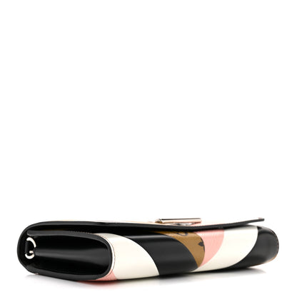 Epi Reverse Monogram Twist Chain Wallet Rose Ballerine