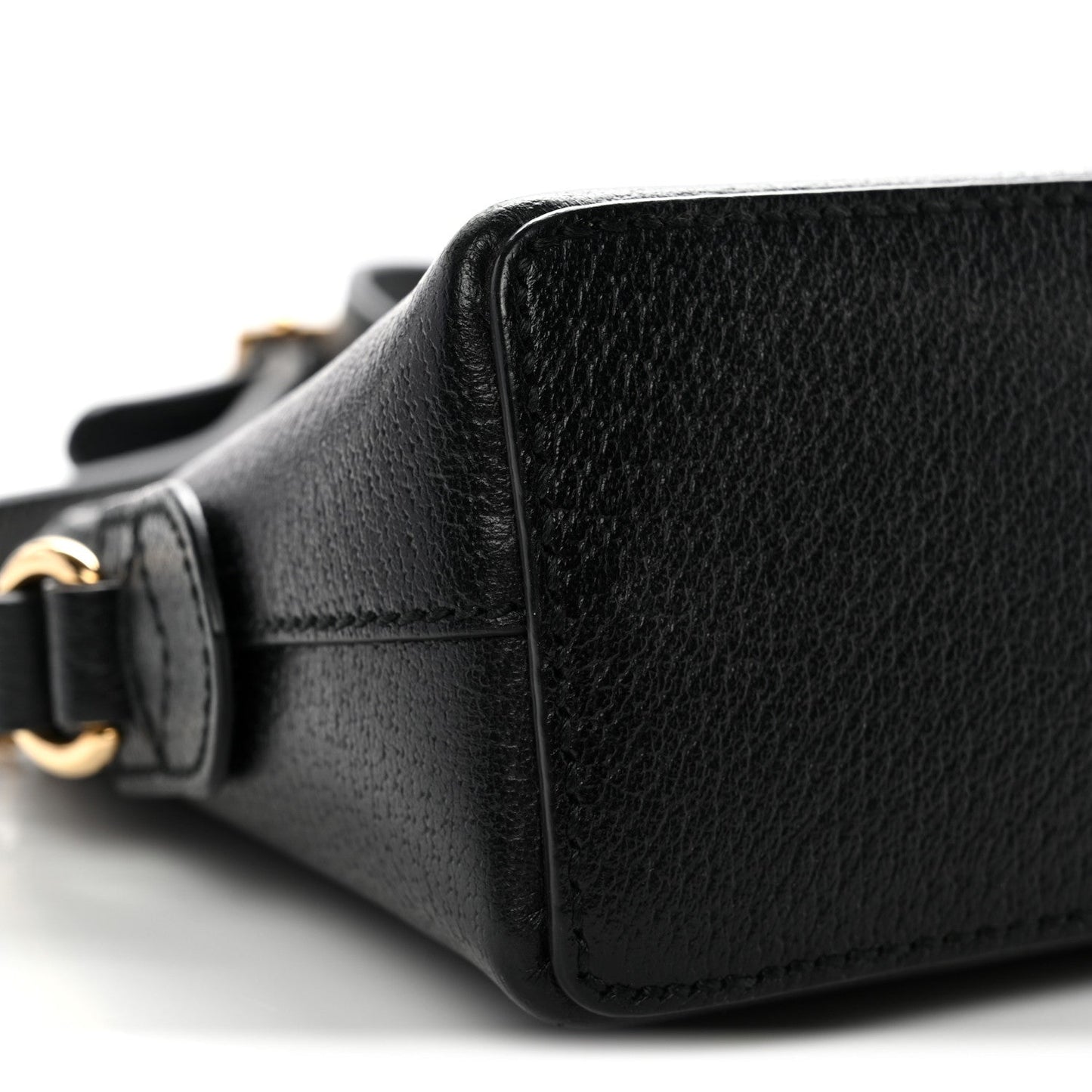 Calfskin GG Web Small Ophidia Dome Shoulder Bag Black