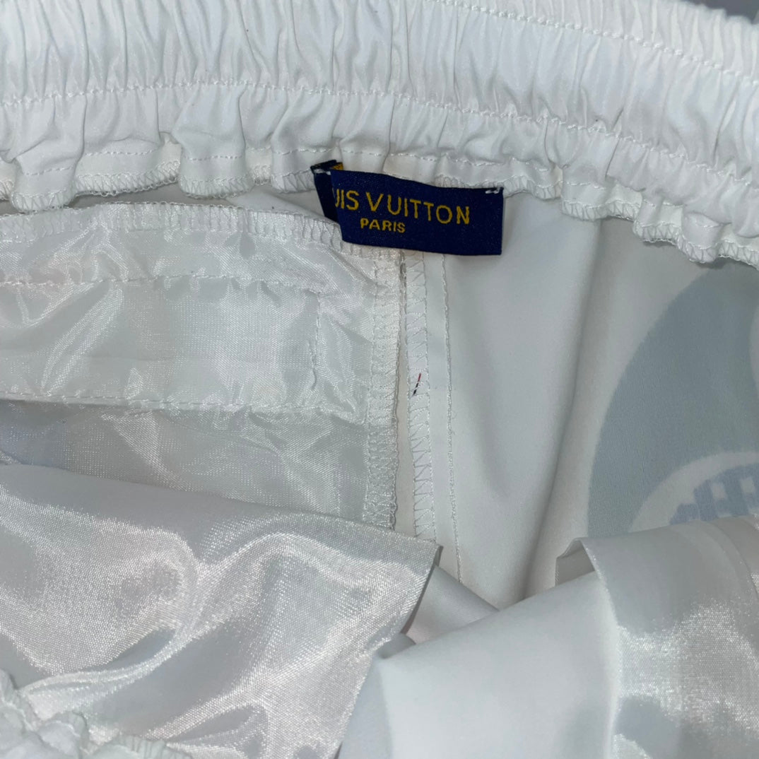 LV WHITE MIX COLORFUL COTTON SHORT 239574