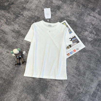 CC SS26 Embroidered Double C T-shirt Cotton 350646