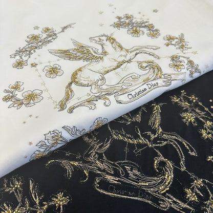 CD SS26 Pegasus Motif T-Shirt Cotton 350855