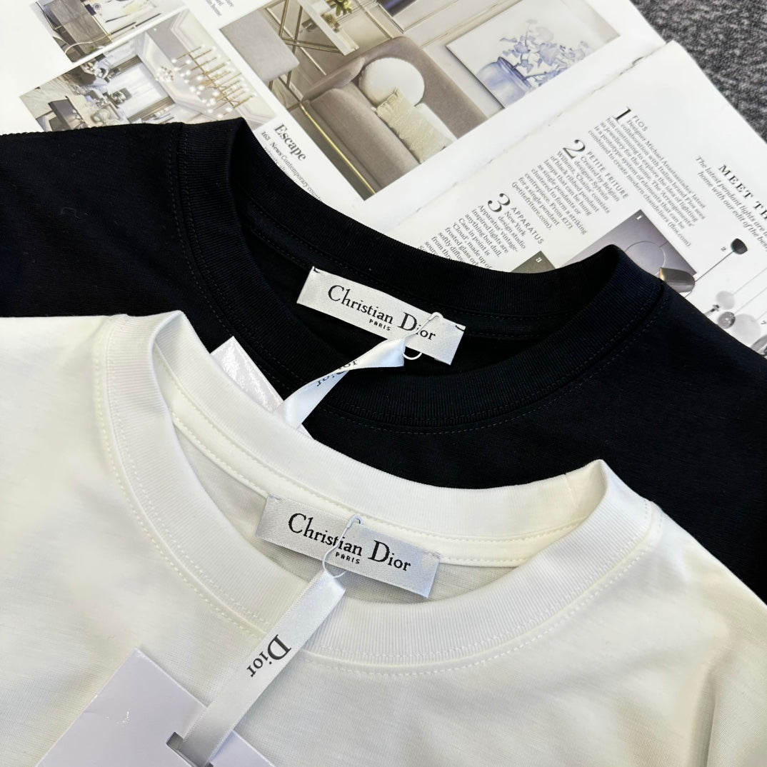 CD SS26 Signature T-shirt Cotton 350555