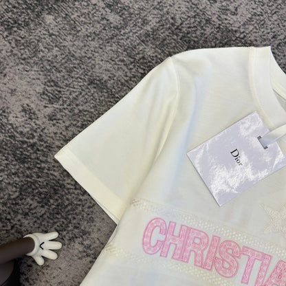 CD SS26 Signature T-shirt Cotton 350555