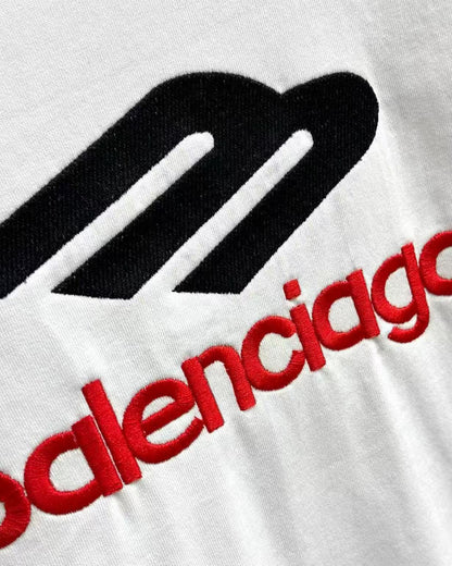 Balenciaga 3B Sports Icon Oversized Long Sleeve T-Shirt Cotton