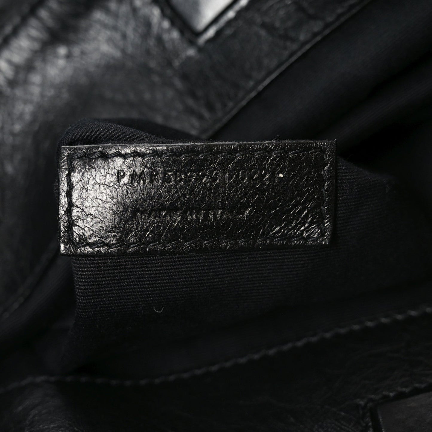 Crinkled Calfskin Matelasse Monogram Medium Niki Shopper Tote Black