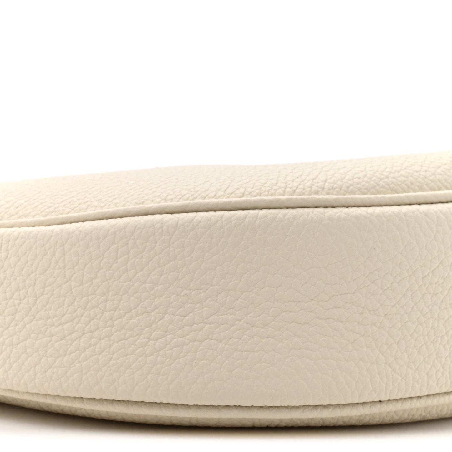 Supple Grained Calfskin Teen Lulu Shoulder Bag Rice