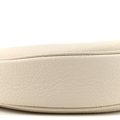 Supple Grained Calfskin Teen Lulu Shoulder Bag Rice