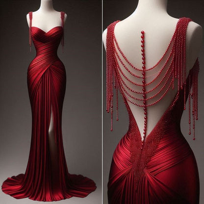 formaldressy-Burgundy dresses, beaded dresses, bodycon dresses, mermaid dresses, sexy dresses, elegant dresses gh5144