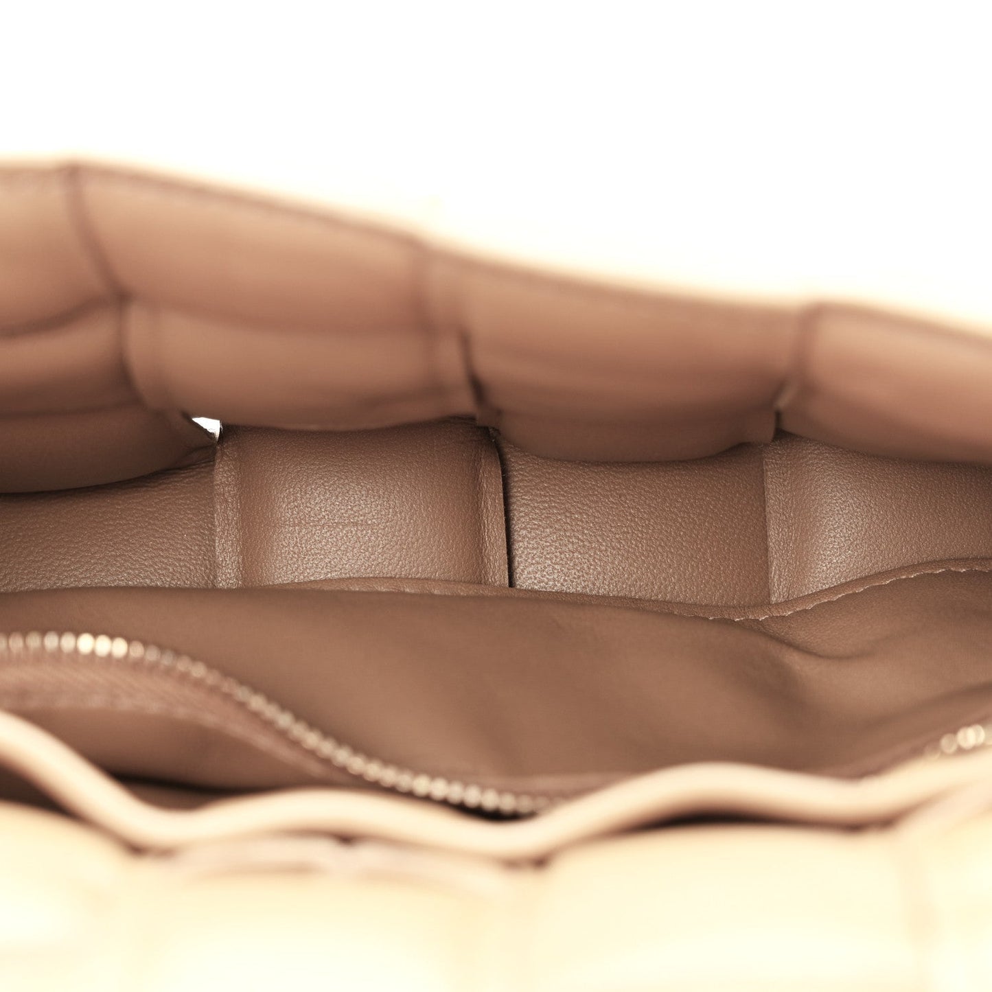 Nappa Maxi Intreccio Padded Cassette Crossbody Bag Acorn