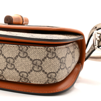 GG Supreme Monogram Web Bamboo Mini 1947 Belt Bag 80 32 Beige
