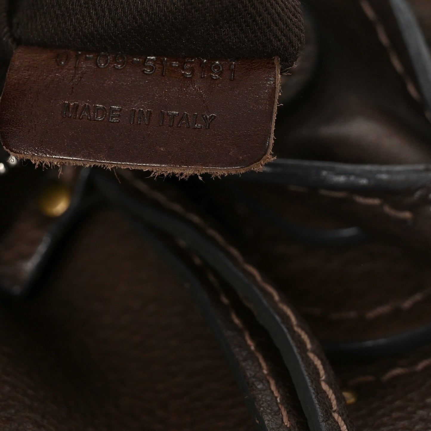 Calfskin Medium Paddington Satchel Chocolate