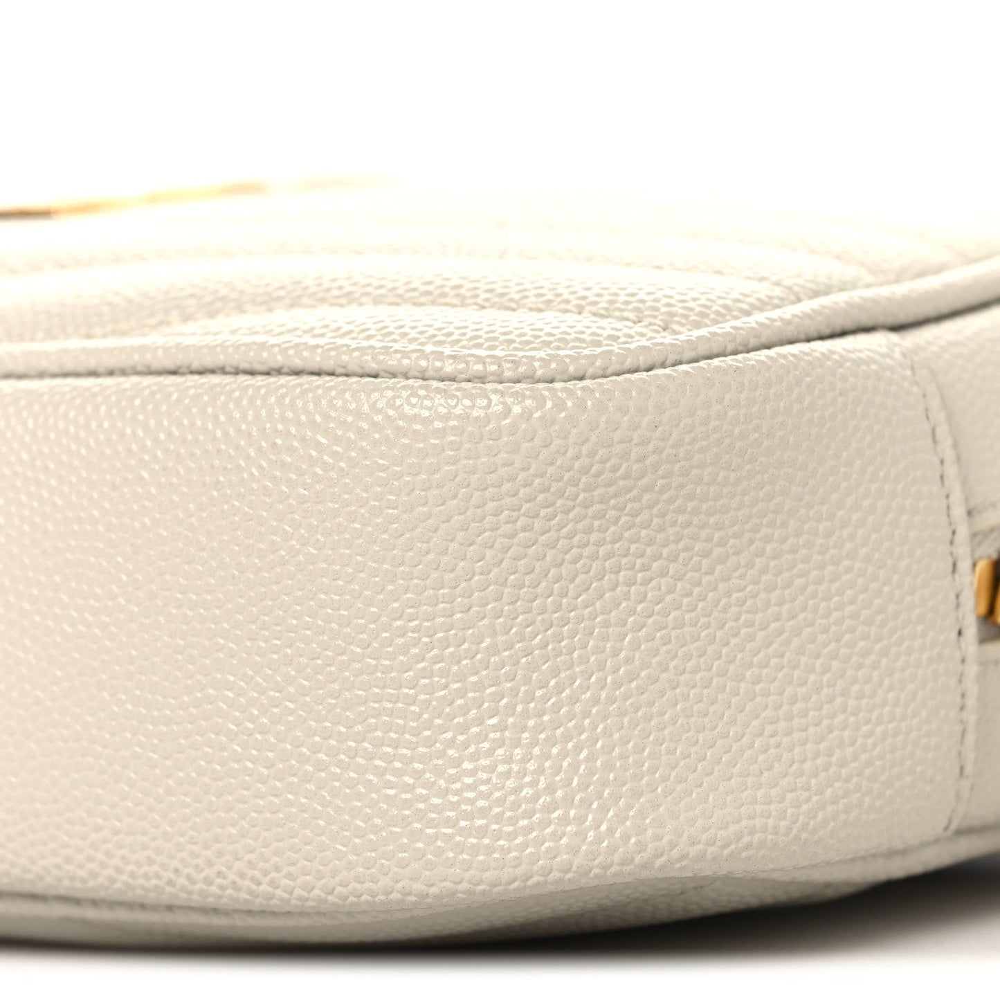Grain De Poudre Matelasse Monogram Mini Lou Camera Bag Crema Soft