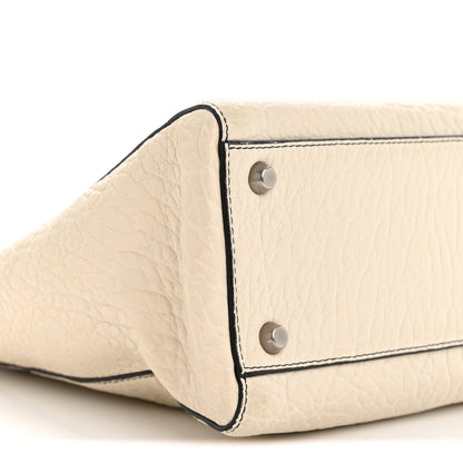 Canyon Grained Lambskin Large Lady Dior Off White