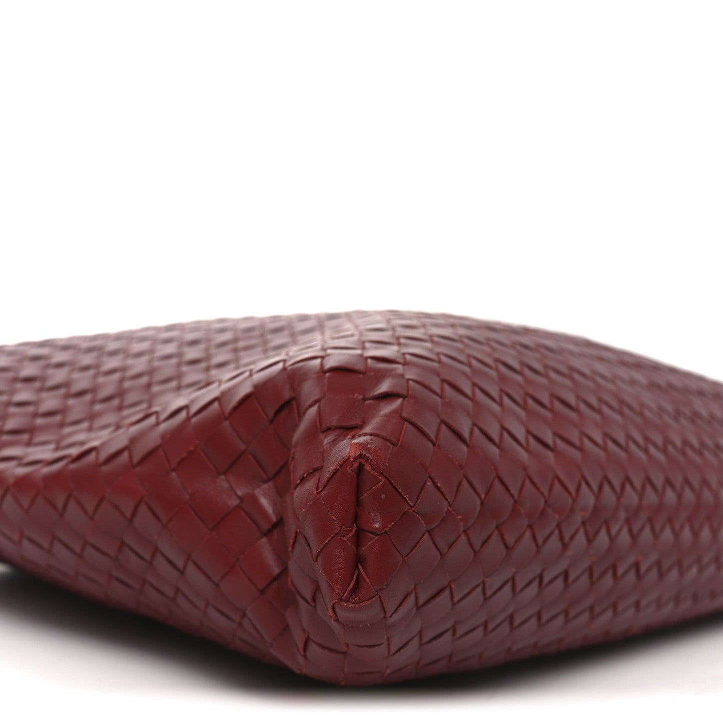 Nappa Intrecciato Medium Convertible Tote Burgundy