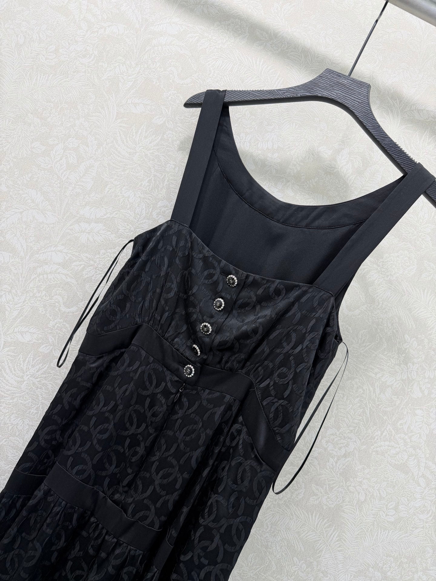 CC Vest Dress Jacquard Silk 353057
