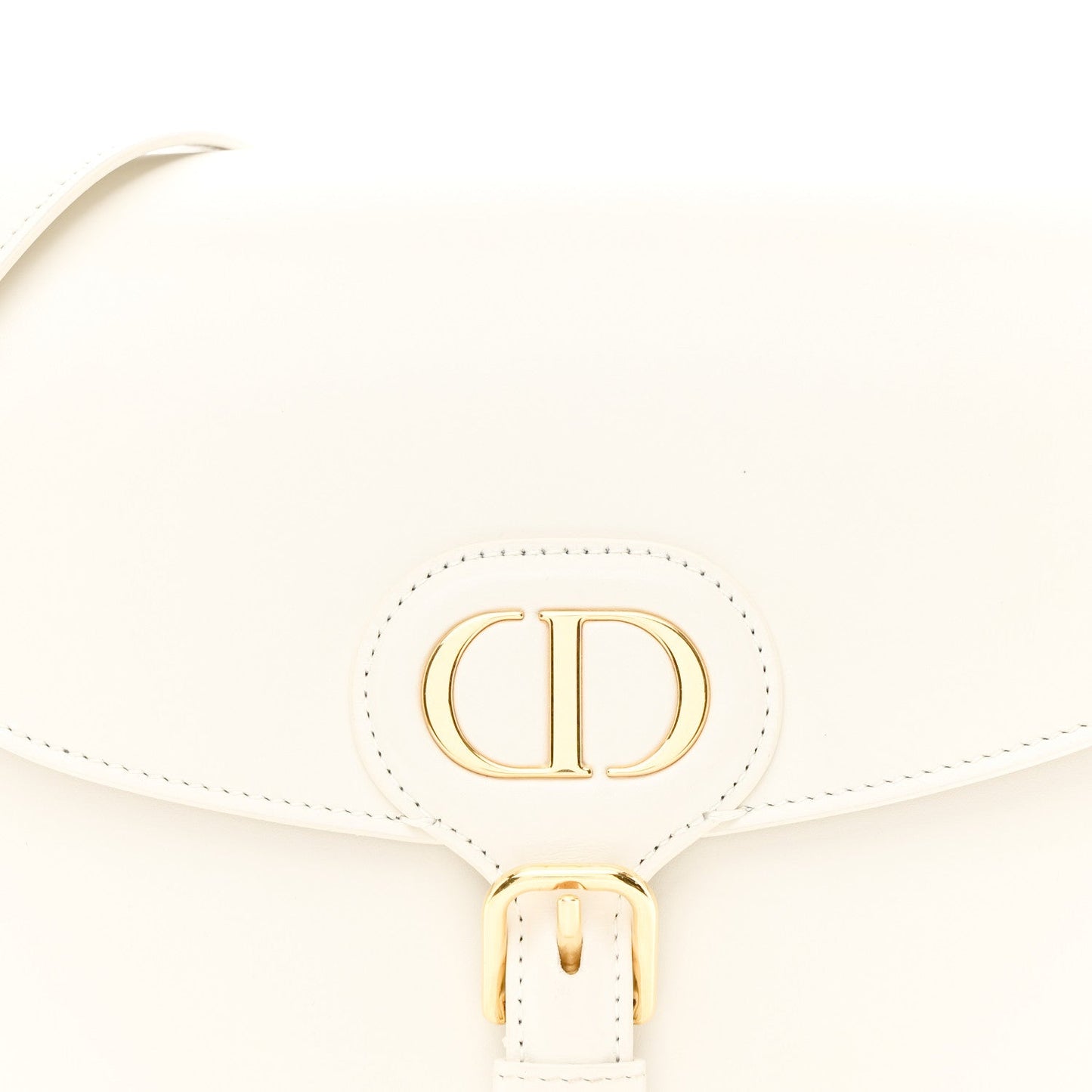 Box Calfskin Small Bobby Bag White