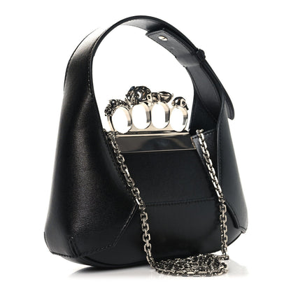 Calfskin Mini The Jeweled Hobo Black