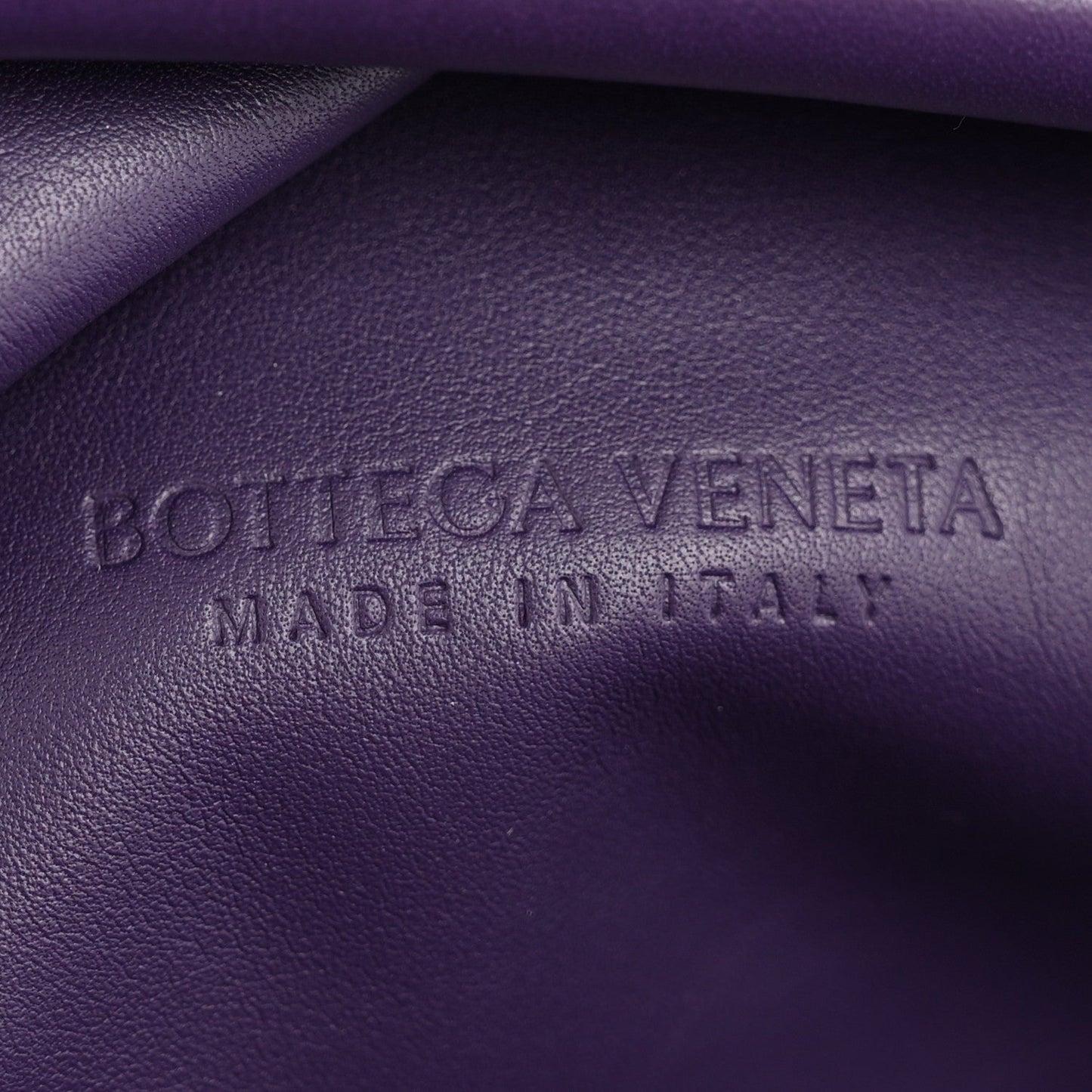 Smooth Butter Calf The Pouch Oversized Clutch Raisin