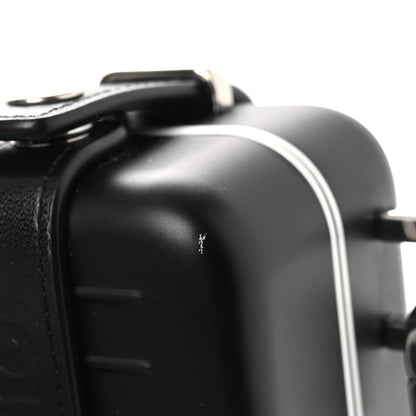 X RIMOWA Aluminum Personal Clutch On Strap Black