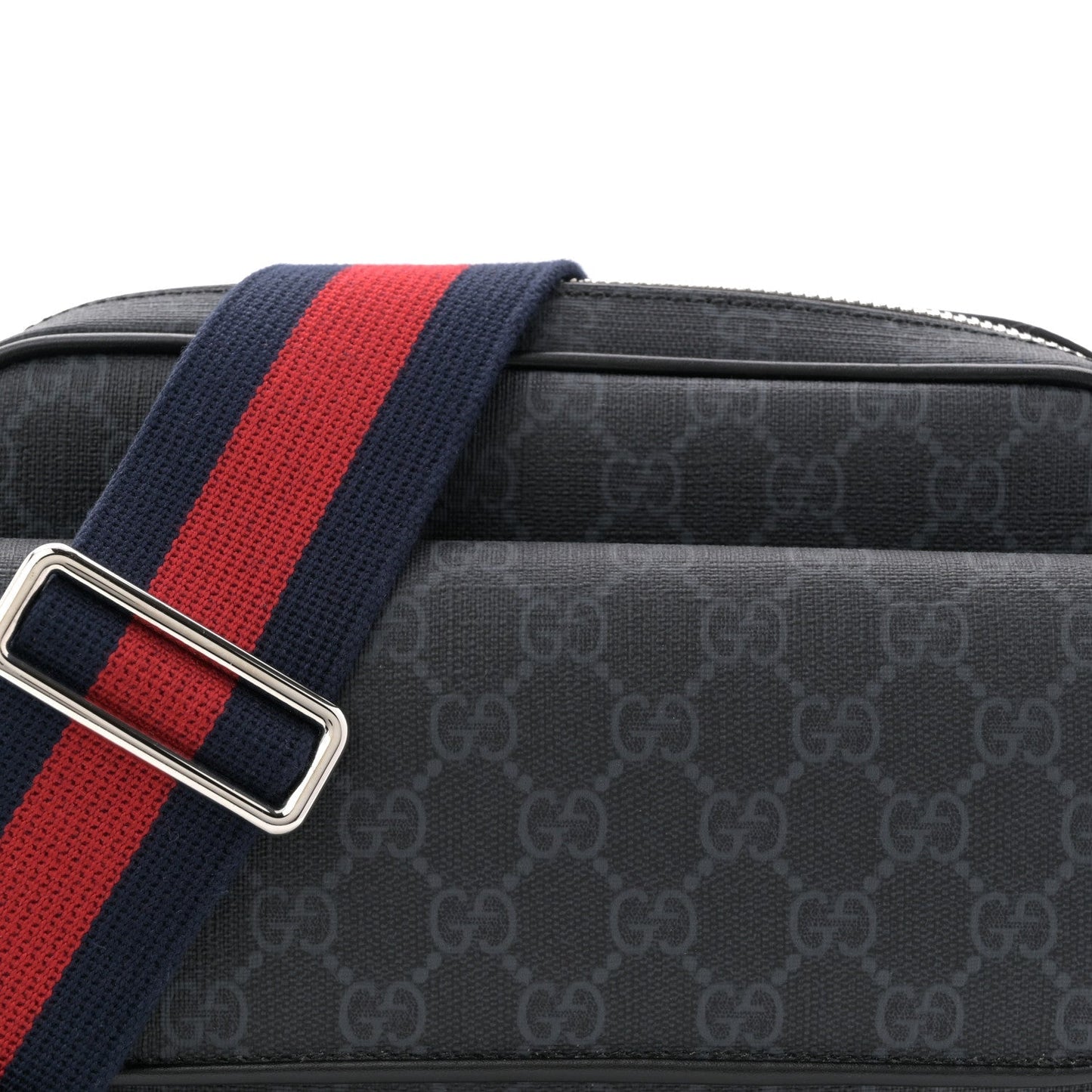 GG Supreme Monogram Small Crossbody Bag Black