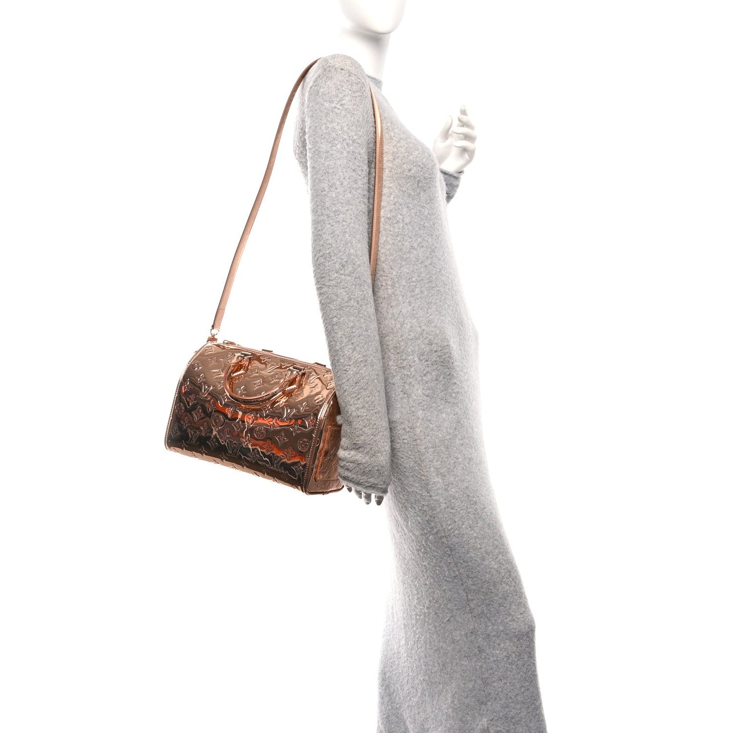 Monogram Miroir Speedy Bandouliere 25 Copper