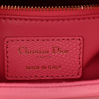 Lizard Mini Lady Dior Pink