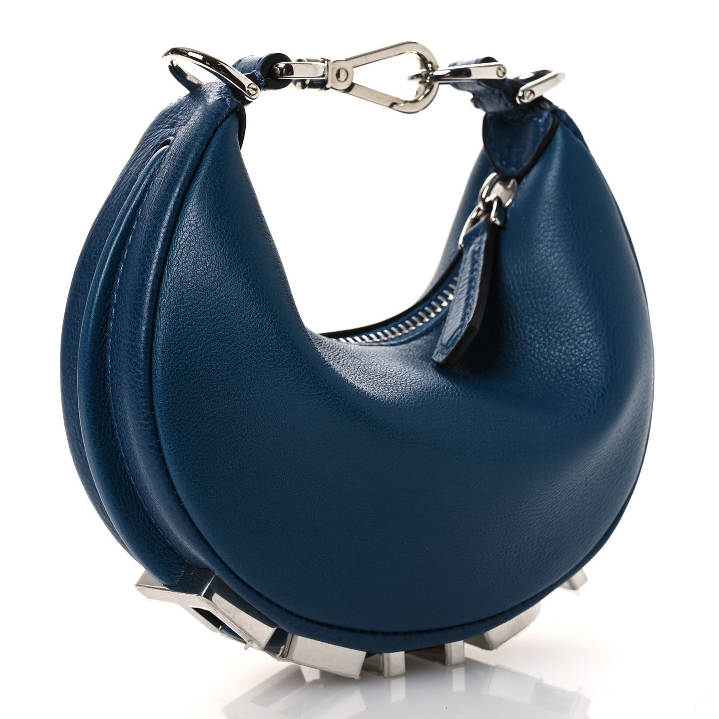 Vitello Grace Matte Nano Fendigraphy Hobo Charm Mirto