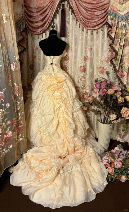 A Line Long Ball Gown Quinceanera Dress Unique Long Evening Dress    cg25544