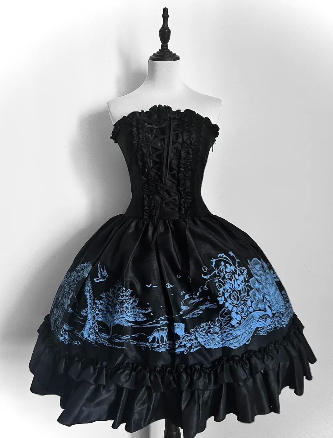formaldressy-Black princess fashion short chiffon homecoming dress birthday party dress gh5418
