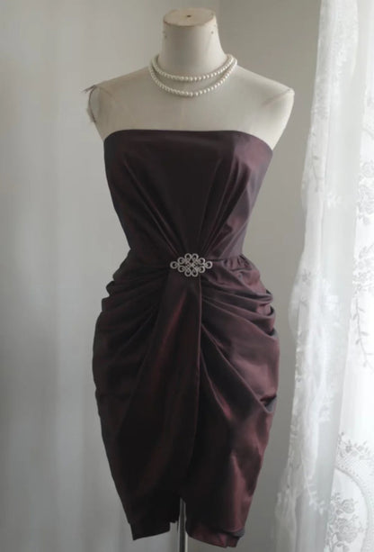 Vintage Homecoming Dress Short Prom Dress Party Dress    cg25979