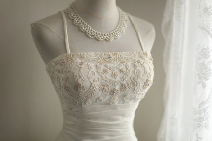 White Vintage Homecoming Dresses Short Prom Dress Short Party Dress Wedding Dress   cg25930